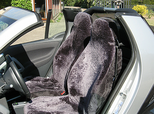 Smart 451 Sitzbezug Lammfell