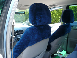 Autositzbezüge VW blau