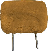 Lammfell Kopfstützenbezug camel