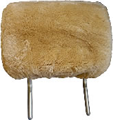 Lammfell Kopfstützenbezug gobi